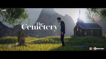 The Cemetery | A blender project | Project Cemetery
