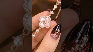Some details don’t just shine… they speak. #hanvine #luxuryjewelry #pinkjewelry #braceletgoals