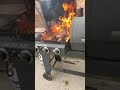 *WARNING*  WHAT NOT TO DO: GAS GRILL FIRE!!!