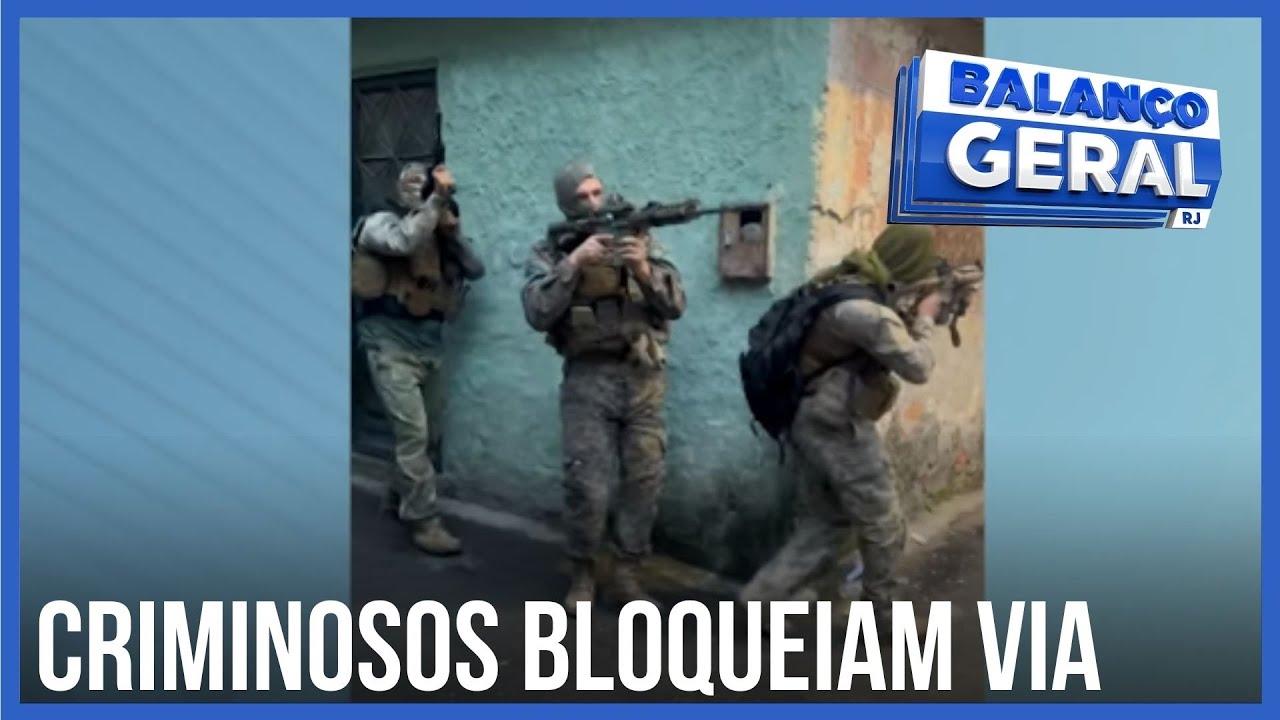 BANDIDOS ATRAVESSARAM ÔNIBUS NA LINHA AMARELA OPERAÇÃO MARÉ