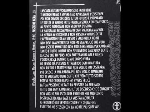 Nerorgasmo — Nerorgasmo -  Passione Nera (Tratto da : 7''  "NERORGASMO " (BABBY RECORDS) 1985)