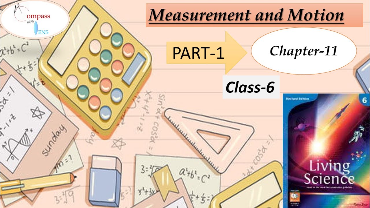 class 6 |science| chapter-11| Measurement and Motion |living science ...