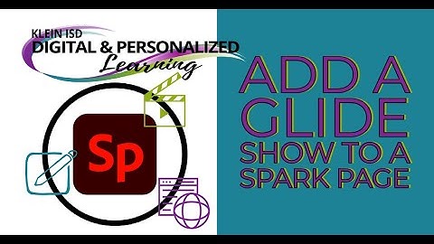 Spark Page: Add a Glide Show