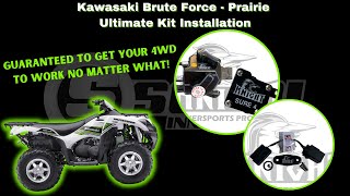 Knight ATV, Manual 4wd, Sure 4, Ultimate Kit Installation on Brute Force, Replace Electric Actuator