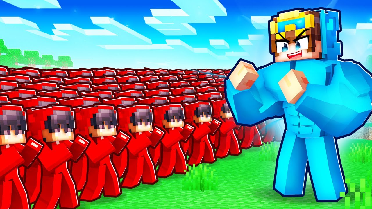1000 Cash Army vs 1 Mutant Nico in Minecraft!