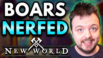 New World 1.0.2 Patch Notes TL:DR! Boars Nerfed!
