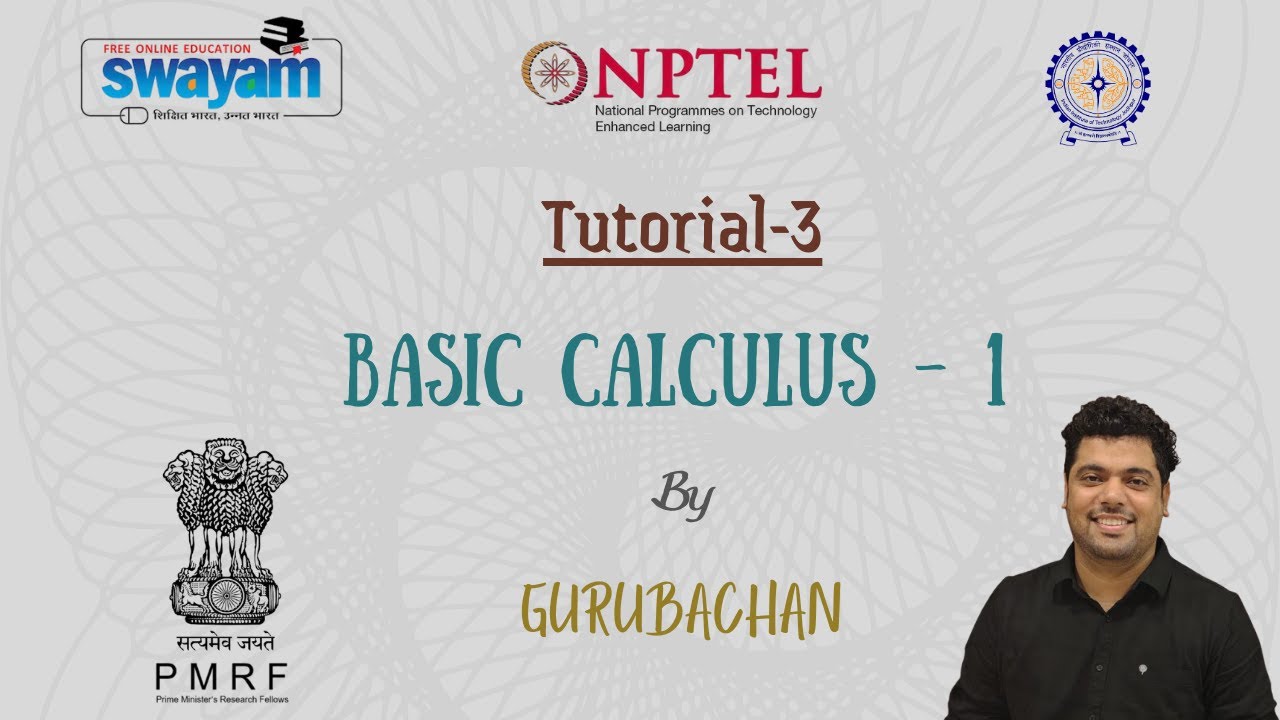Basic Calculus - 1 || Tutorial-3 - YouTube