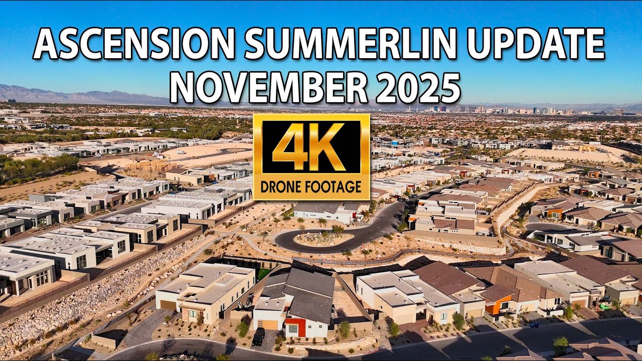 Обновление Ascension Summerlin за ноябрь 2025 г. Видео с дрона в формате 4K