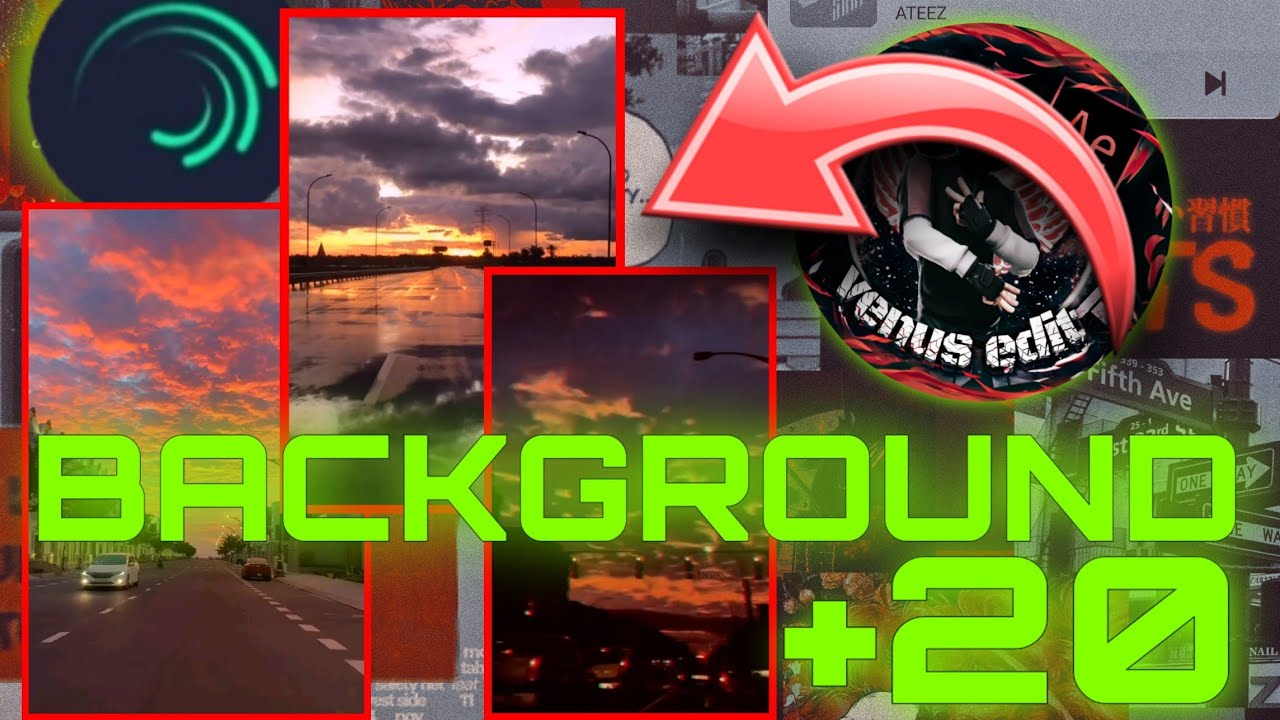 +20 Lyrics Edit İçin Arka Plan / Ücretsiz Video Pack