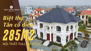 Choáng Ngợp Ngôi Biệt Thự Nội Thất Full Gỗ Đỏ Có Diện Tích 285m2 Tại Thanh Hoá