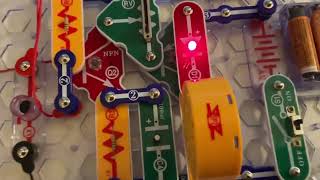 Snap Circuits 203: Red LED Audio Amplifier