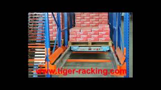 Pallet Racking System,China Push Back Rack,Plastic Assemble Bins