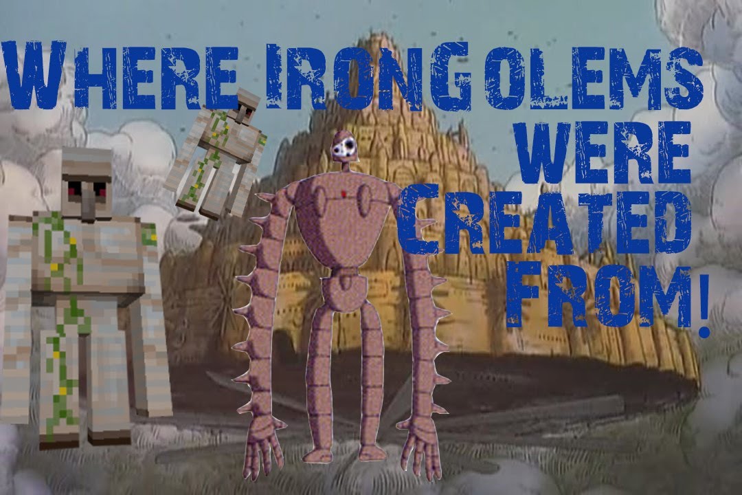 MinecraftHow Iron Golems Were Created In Minecraft!(LaputaCastle In The Sky) YouTube
