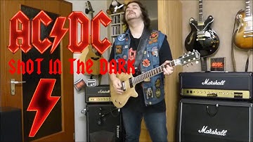 AC/DC Tribute - SHOT IN THE DARK - Rhythm Guitar Cover (with lyrics)