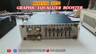 BIONIC 3030 STEREO GRAPHIC EQUALIZER BOOSTER