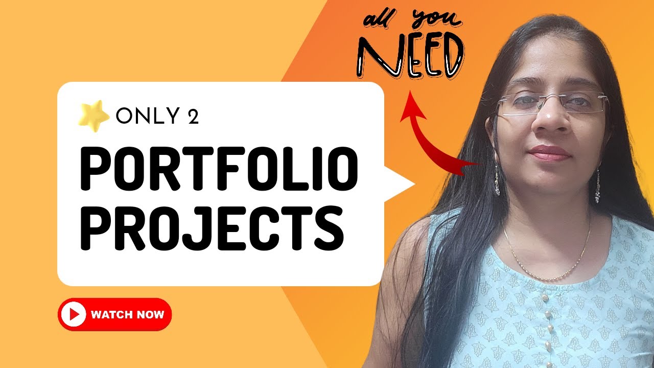 The 2 Portfolio Projects you ONLY need (Watch Now) - YouTube