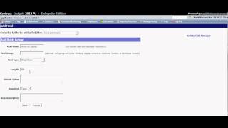 Contract management software - Create A New  Custom Field