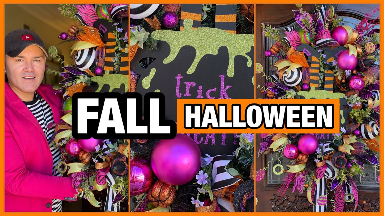 HIGH END HALLOWEEN WREATH DIY / Must See High End Fall DIYs / Ramon at