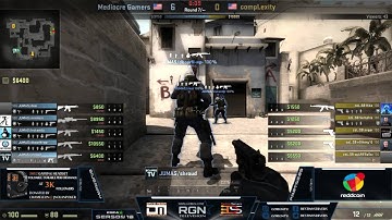 compLexity vs Mediocre Gamers ESEA Invite de_mirage
