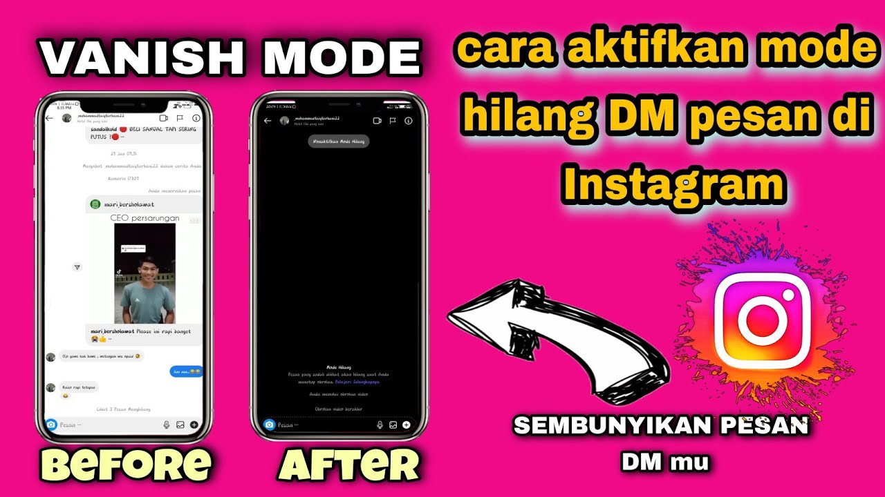 cara aktifkan mode hilang DM/PESAN INSTAGRAM TERBARU 2021 
