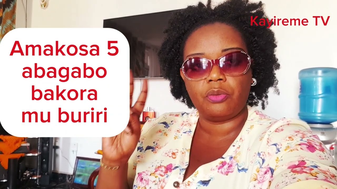 IGICE CYA 1: AMAKOSA  5 Y'ABAGABO MU GIHE CY'IMIBONANO MPUZABITSINA IBI BITERA ABAGORE DEPRESSION