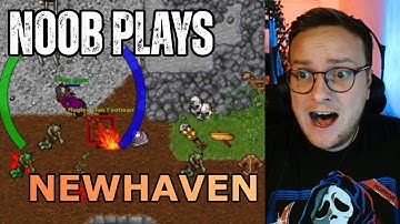 Beginner plays Tibia in 2025: Almost dead in Newhaven
