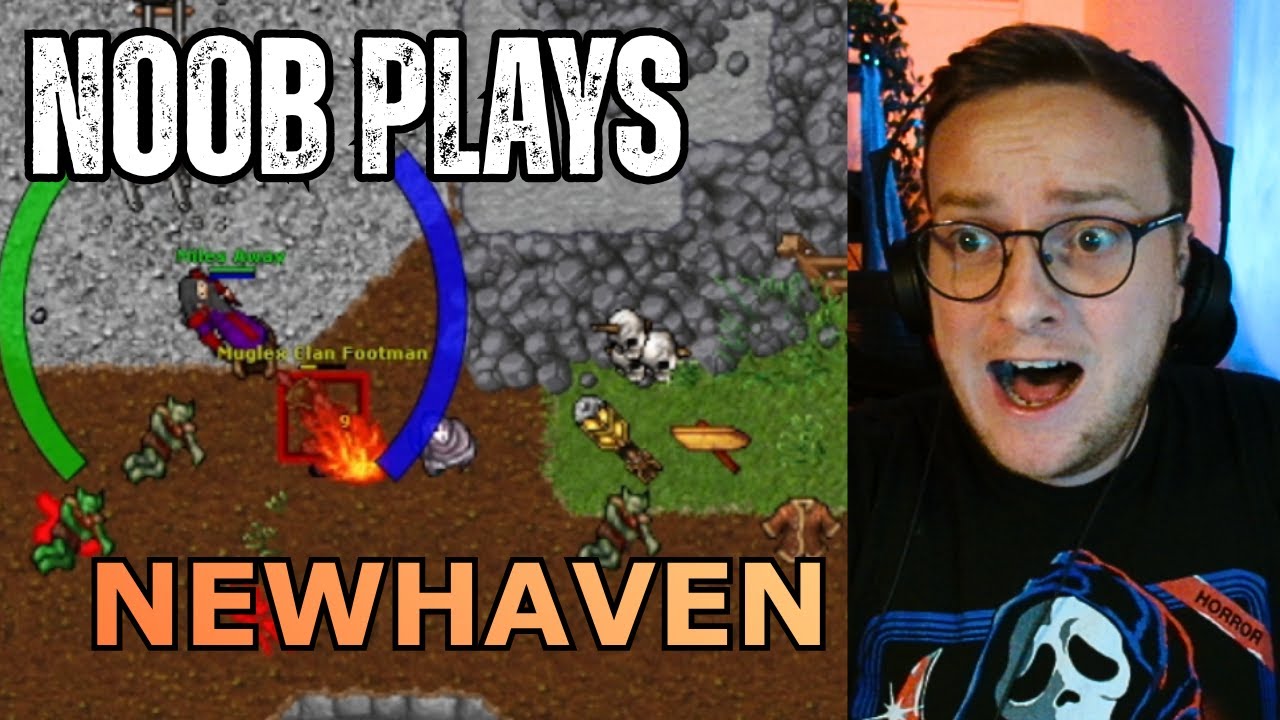 Beginner plays Tibia in 2025: Almost dead in Newhaven