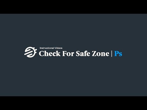 How to Check Safe Zone in Adobe Photoshop - video from Frontier Label