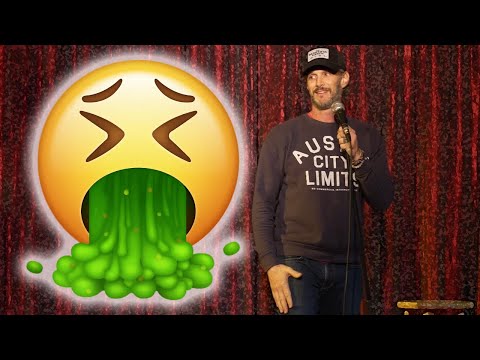 Nervous Fan Pukes While Meeting Comedian