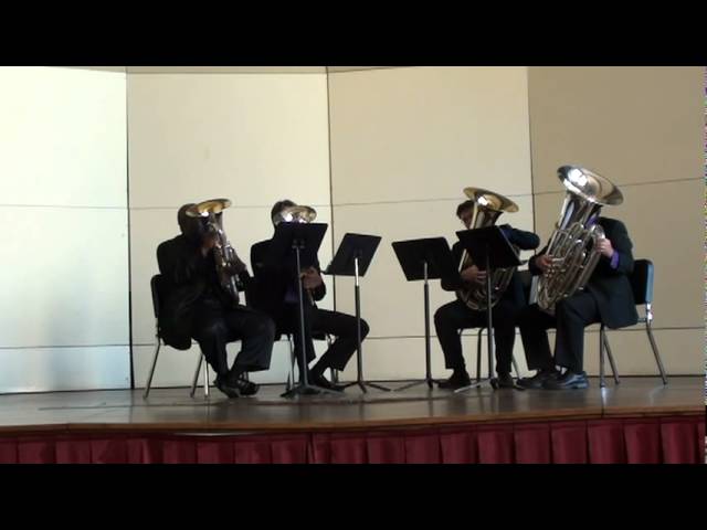 Bach - Prelude & Fugue in G Minor For Tuba Quartet – Cherry