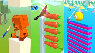 Slice Masters vs Slice It All vs Slicer Very Satisfying And Relaxing ASMR Slicing Game