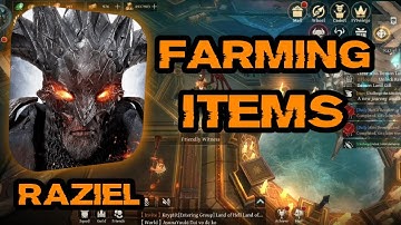 FARMING ITEMS  | GAMEPLAY & TIPS | RAZIEL DUNGEON ARENA