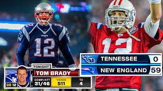 Tom Brady Is Ridiculous! His BEST Games EVER!