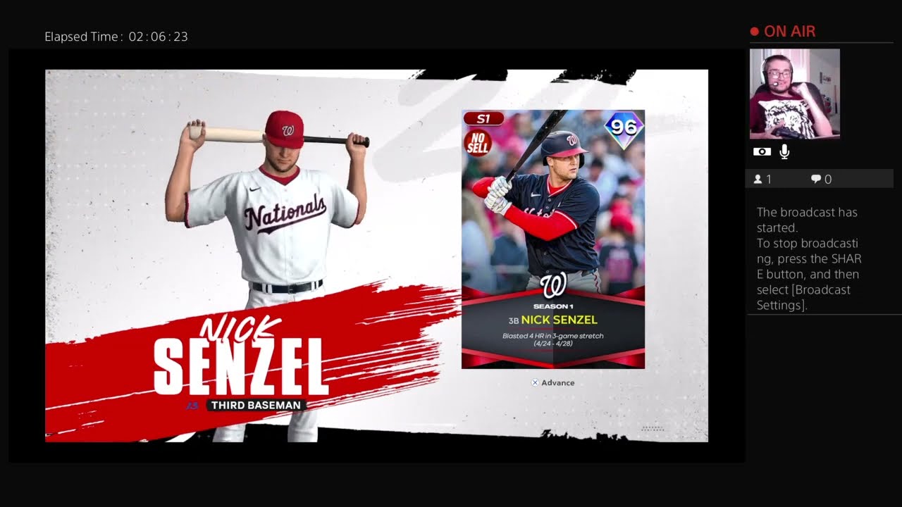 MLB The Show 24 Nick Senzel Pull