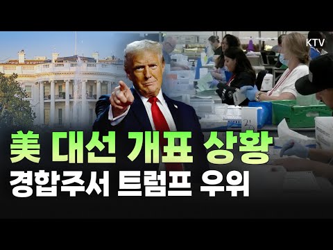 美 대선 <strong>개표</strong>, 빠르게 진행 중! 일부 언론에서 트럼프 승리 보도 나오는 <strong>상황</strong>~ 과연 최종 승자는 누구?