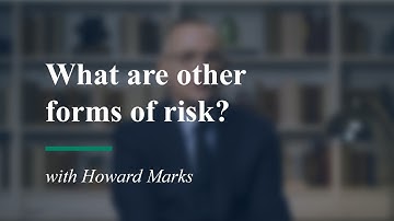 Part Three: What are other forms of risk?