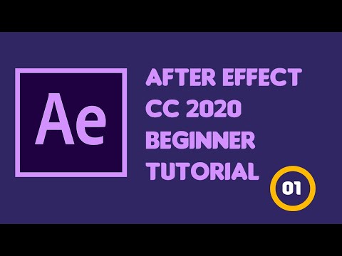 After Effects CC 2020   For Beginner Tutorial ( 01)