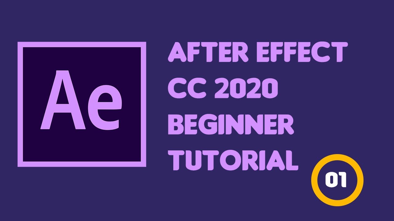 After Effects CC 2020   For Beginner Tutorial ( 01)