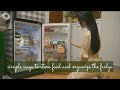 [13] My Simple Ways to Store Food & Organize the Fridge | Small Fridge Organization