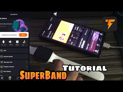 How to SetUp SuperBand Smart Watch App  | Connect Super Band To Phone Tutorial Video