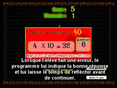 La forteresse des multiplications - Le quiz