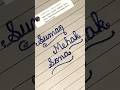 Rakshabandhan dhaaga h..#rakshabandhan #sistername#cursive #handwriting #viral #shortyt #trending