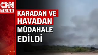 Manavgat Yangını Kontrol Altında Ekipler Havadan Ve Karadan Müdahale Etti