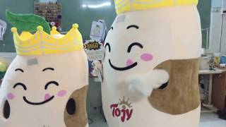 Đặt May Mascot Theo Mẫu - Mascot Hạt Đậu Nành Tojy Bingo Costumes