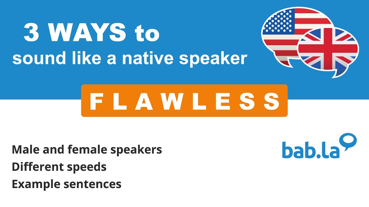 FLAWLESS pronunciation | Improve your language with bab.la - YouTube
