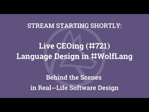 Live CEOing Ep721: Language Design Review for Data Structures