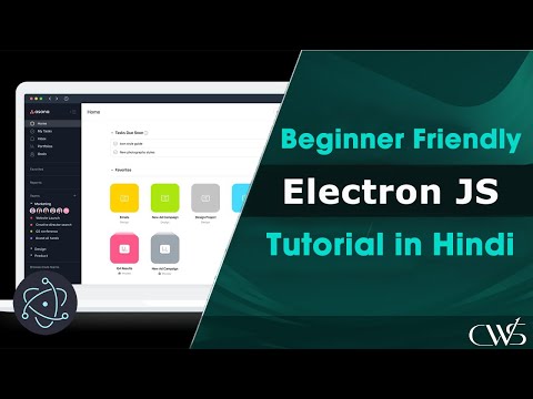 Electron JS in one Video || Electron js tutorial in Hindi || Beginner Friendly Electron js tutorial
