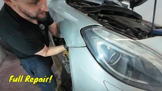 Can The Mangled Mercedes Wing Actually Be Saved (Shocking Transformation)