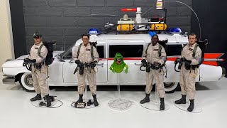 BLITZWAY ECTO-1 and BLITZWAY GHOSTBUSTER FIGURES