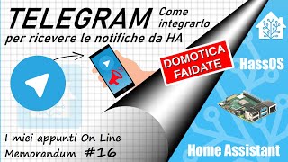 Home Assistant - Come integrare TELEGRAM nel nostro HUB domotico - ep.16 screenshot 2